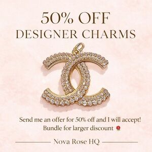 50% off Designer Charms! Bundle 2 or more for larger discount :)